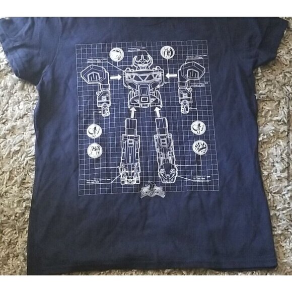 Mighty Morphin POWER RANGERS Gildan Softstyle Graphic T-Shirt Tee Womens Sz 3XL - Picture 3 of 11